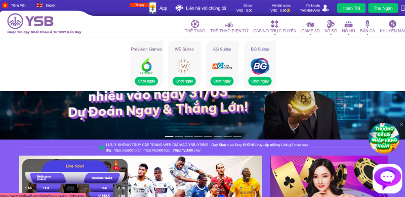 Casino trực tuyến 1 casino trực tuyến YSB66
